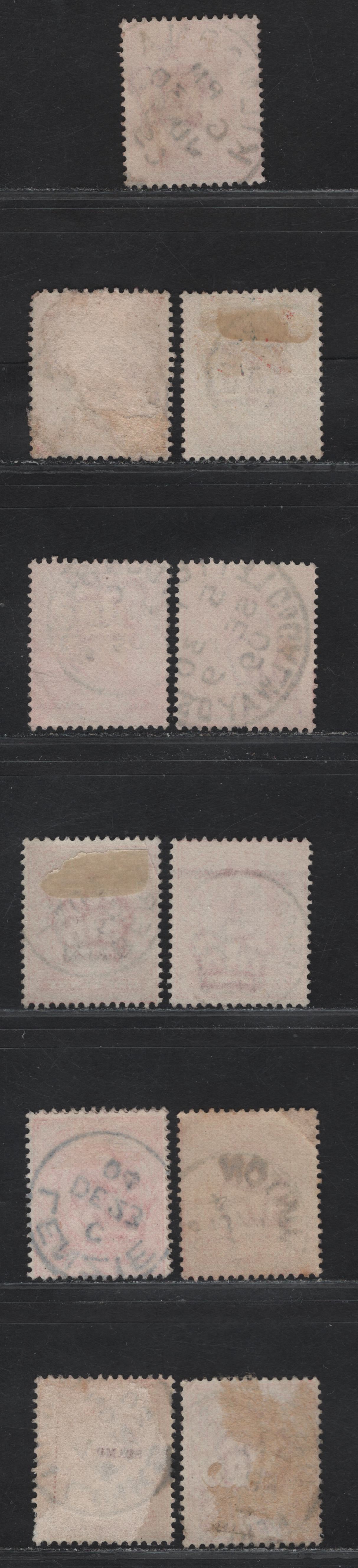 Lot 204 Great Britain SC#128 (SG#219-220) 1d Scarlet - Bright Scarlet King Edward VII, 1902-1910 King Edward VII Issue, Fine/Very Fine Used Singles, K & L Single Circle Village/Town CDS Cancels