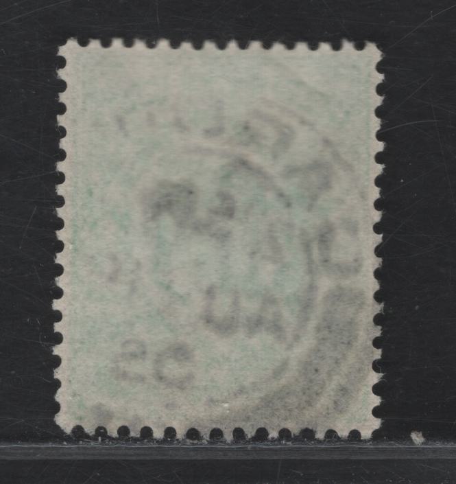 Great Britain SC#143avar (SG#218var) 1/2d Pale Bluish Green King Edward VII, 1902-1910 King Edward VII Issue, A Very Fine Used Single, DLR Printing, Distinct Shade That Is Only Listed On Harrison Printings, August 18 1905, Cardiff CDS Cancel.