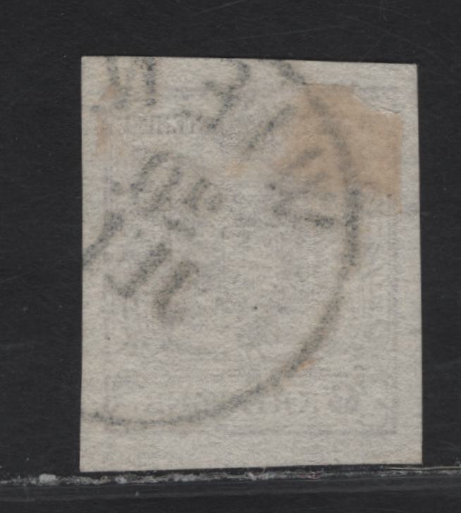 Lot 209 Austria SC#4 6kr Brown Arms, 1850 Coat of Arms Issue, A Very Fine Used Imperf Single, Medium Handmade Paper, SON Vienna CDS Type III