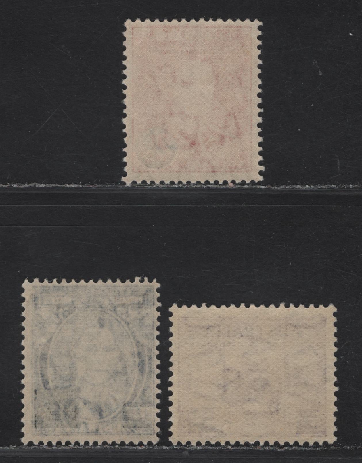 Lot 99 Australia SG#200-202 2.5d on 2d - 5.5d on 5d Scarlet - Purple King George VI - Merino Ram, 1941 Surcharge Issue, 3 FNH Singles.