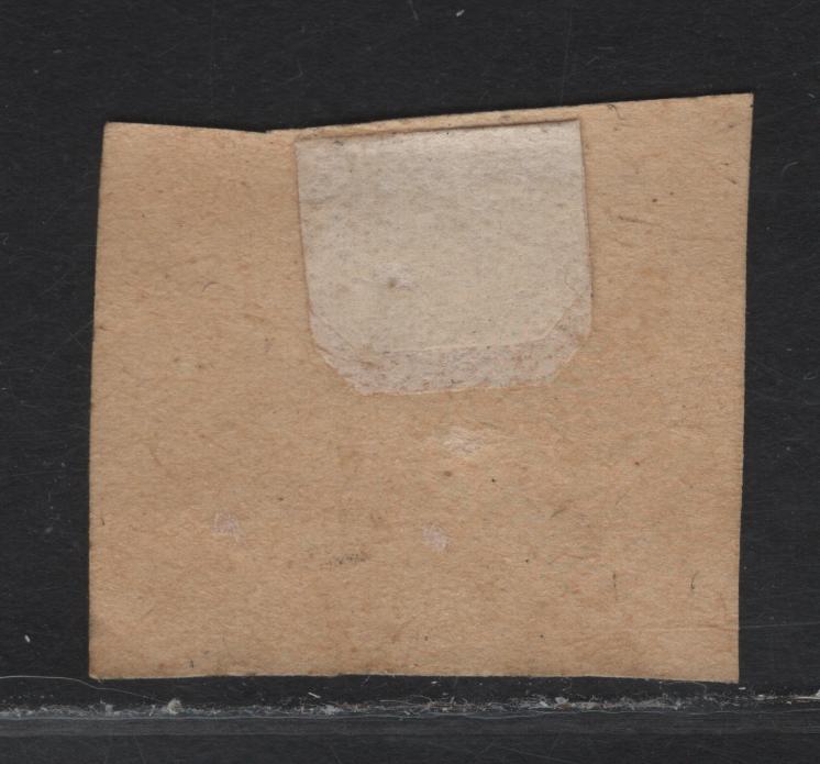 Lot 144 Roman States SC#13 3c Black Arms, 1867 Papal Arms Issue, A Superb Unused Imperf Single, Genuine Example