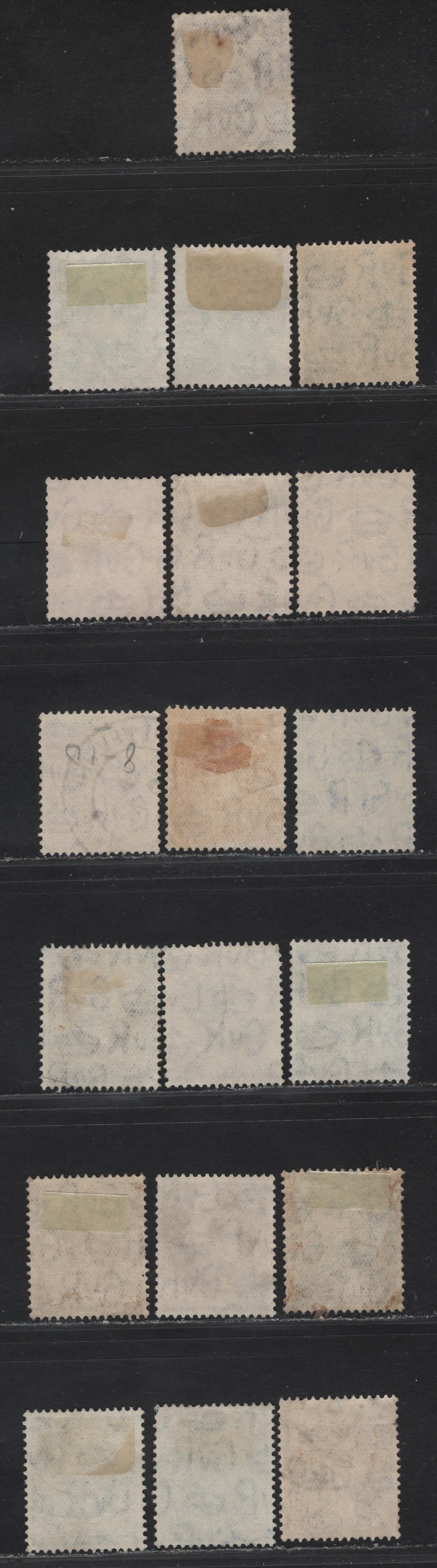 Lot 316 Great Britain SG#439-449 1/2d - 1/- Green - Bistre Brown King George V, 1934-1936 King George V Issue, 19 Fine/Very Fine Used Singles, Includes All Three Design Sizes of The 1.5d Red Brown