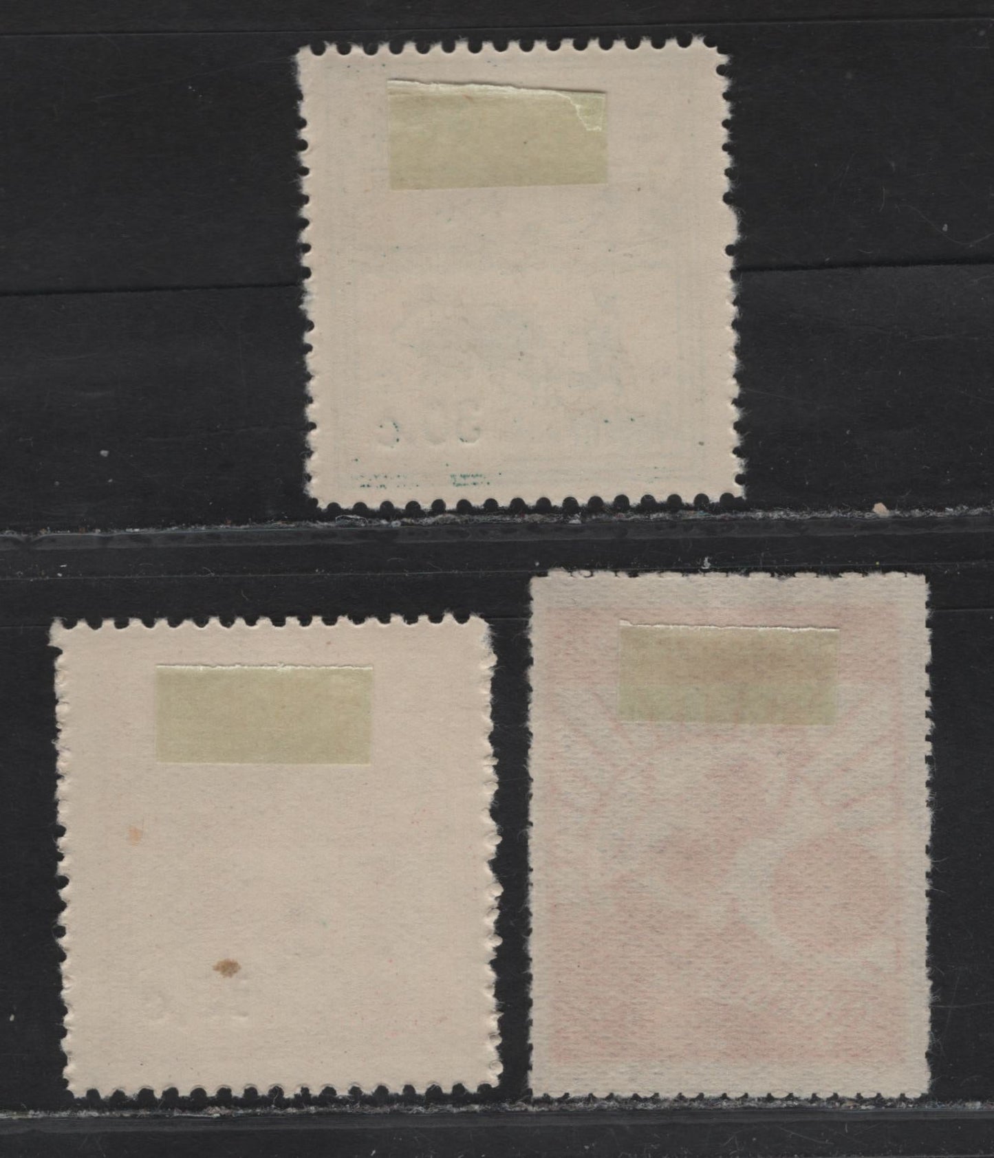 Lot 416 Burma SG#J79, J81-J82 15c - 1c Magenta - Orange Farmer - Soldier Carving Independence, 1943 Japanese Occupation Issue, 3 Fine/Very Fine Unused Singles, No Gum As Issued