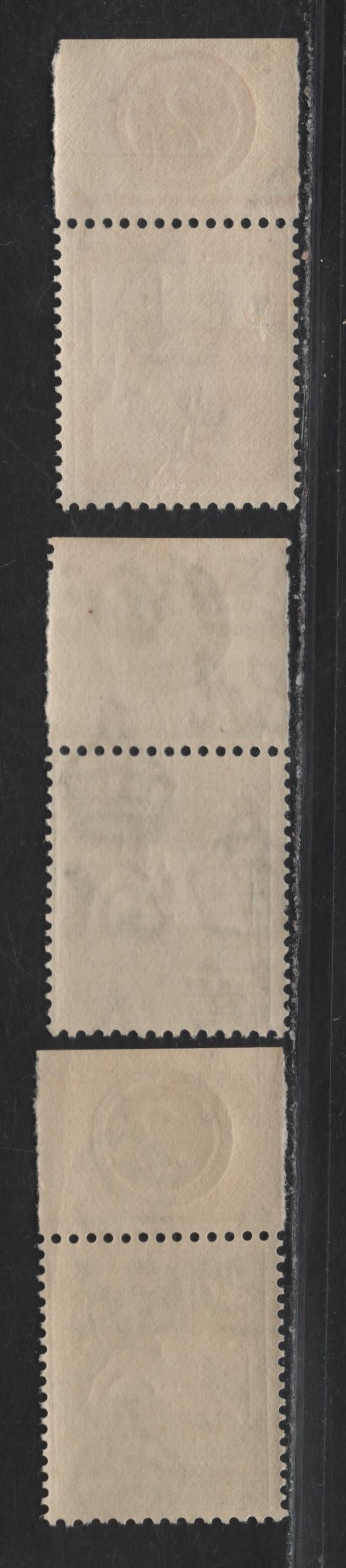 Lot 187 Palestine SG#91, 93 3m - 5m Yellow Green - Orange Rachel's Tomb - Citadel, 1927-1945 Pictorial Keyplate Issue, 3 F/VFOG/NH Singles, White Opaque Paper, Post 1936 Printings, Torn Margin Singles With Plate Counters.