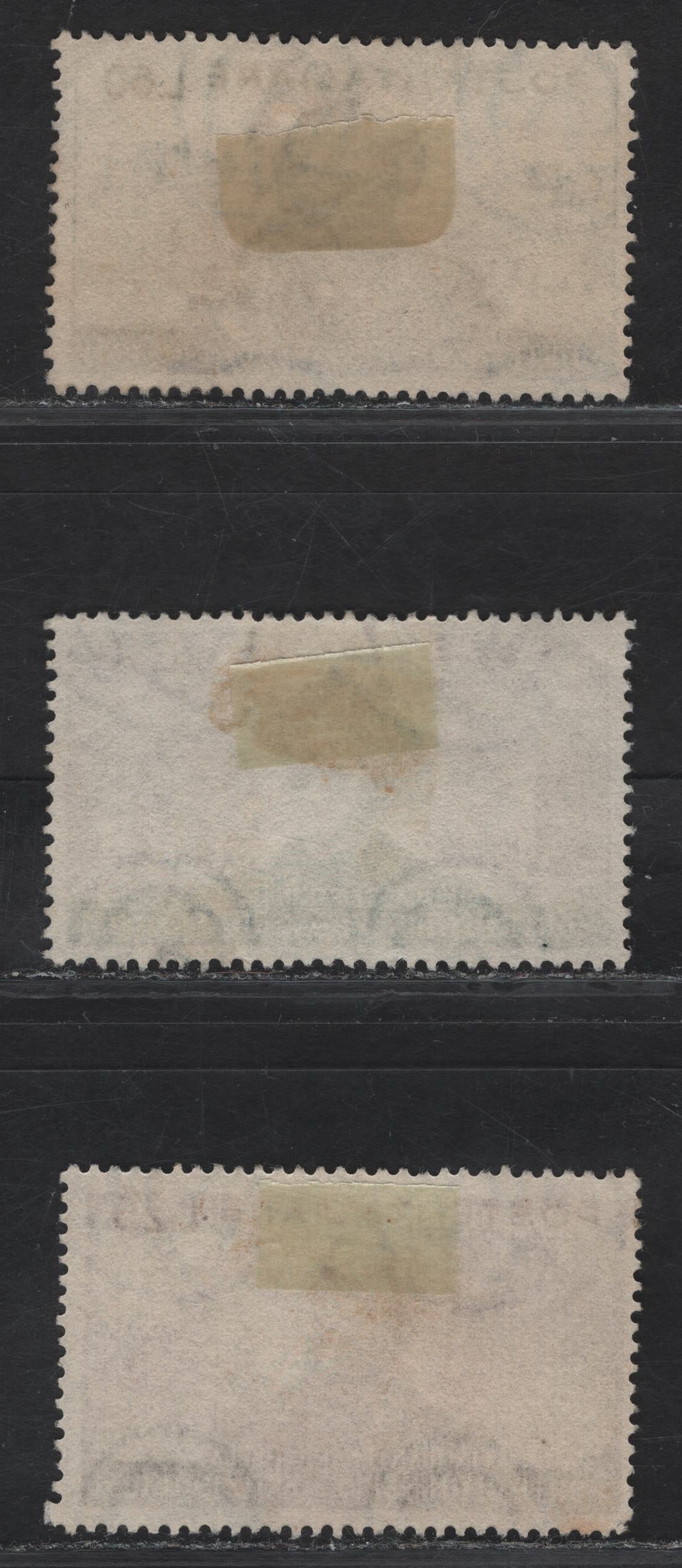 Lot 104 Italy SC#594-596 10l - 60l Violet Brown & Black Green - Deep Green & Indigo Verdi, 1951 50th Anniv of Death Of Verdi Issue, 3 Fine/Very Fine Used Singles