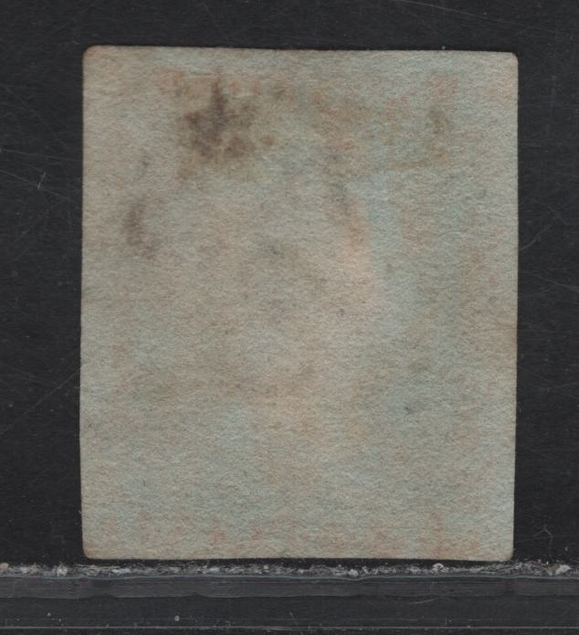 Lot 127 Great Britain SG#8m 1d Red Brown Queen Victoria, 1841 Line Engraved Issue, A Very Good Used Single, Likely Alphabet 1, #8 Maltese Cross Cancel, Full Margins On 3 Sides, Just Touching At Bottom.