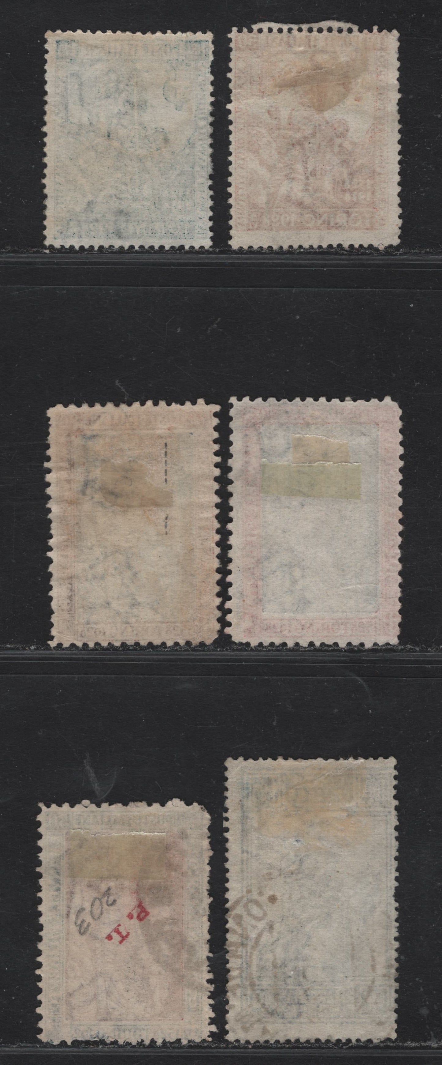 Lot 223 Italy SC#201-204, 206-207 20c - 1.25l Red Brown & Ultramarine - Blue & Black Emmanuel Philibert -Philibert & Soldier, 1928 Philibert Issue, 6 Fine Used Singles, Cancels On 20c, 25c & 30c Look Okay, Though They Are Heavier