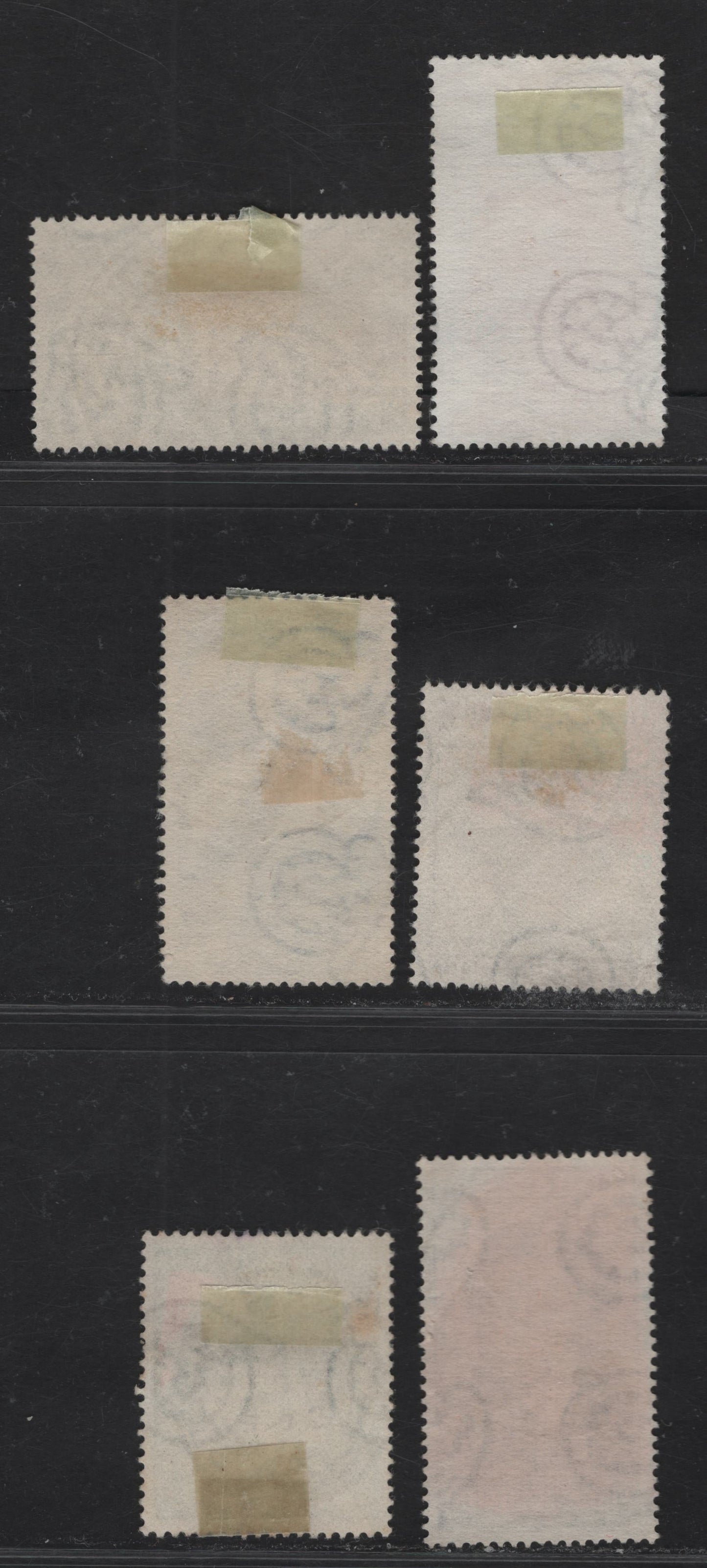 Lot 198 Italy SC#597-598, 601, 604-605, 607 25l Gray & Gray Black - Deep Green, Dark Brown & Red Vincenzo Bellini - Flag - Basilica of St Just, 1952 Bellini - 4th International Sample Fair of Trieste Issues, 6 Very Fine Used Singles