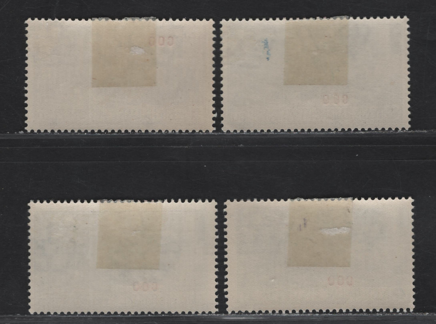 Lot 244 Italy - Aegean Islands - Coo SC#12-15 20c - 1.25l Violet - Deep Blue Ferrucci, 1930 Ferrucci Issue, 4 F/VFOG Singles