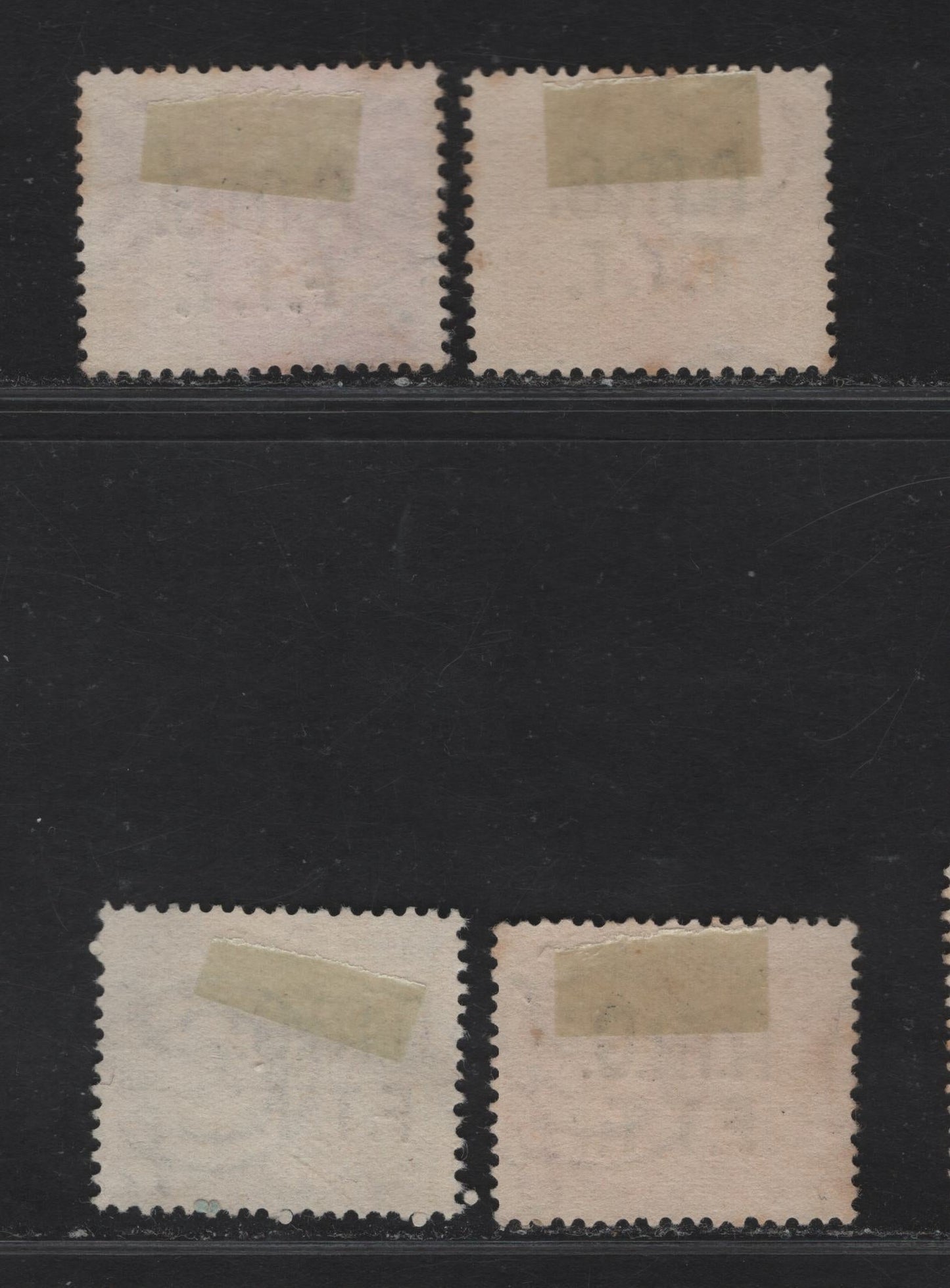 Lot 252 Italy - Trieste SC#J6-J8, J15 10c - 2l Buff & Magenta - Light Blue & Brown Coat of Arms, 1947-1949 Postage Dues, 4 Fine/Very Fine Used Singles