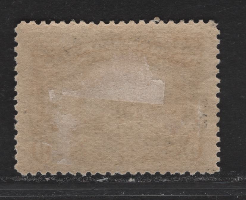 Lot 84 (C) Newfoundland #100 9c Olive Green Logging, 1911 John Guy Engraved Issue, A VFOG Single, Paper WM-H, Perf 14.25