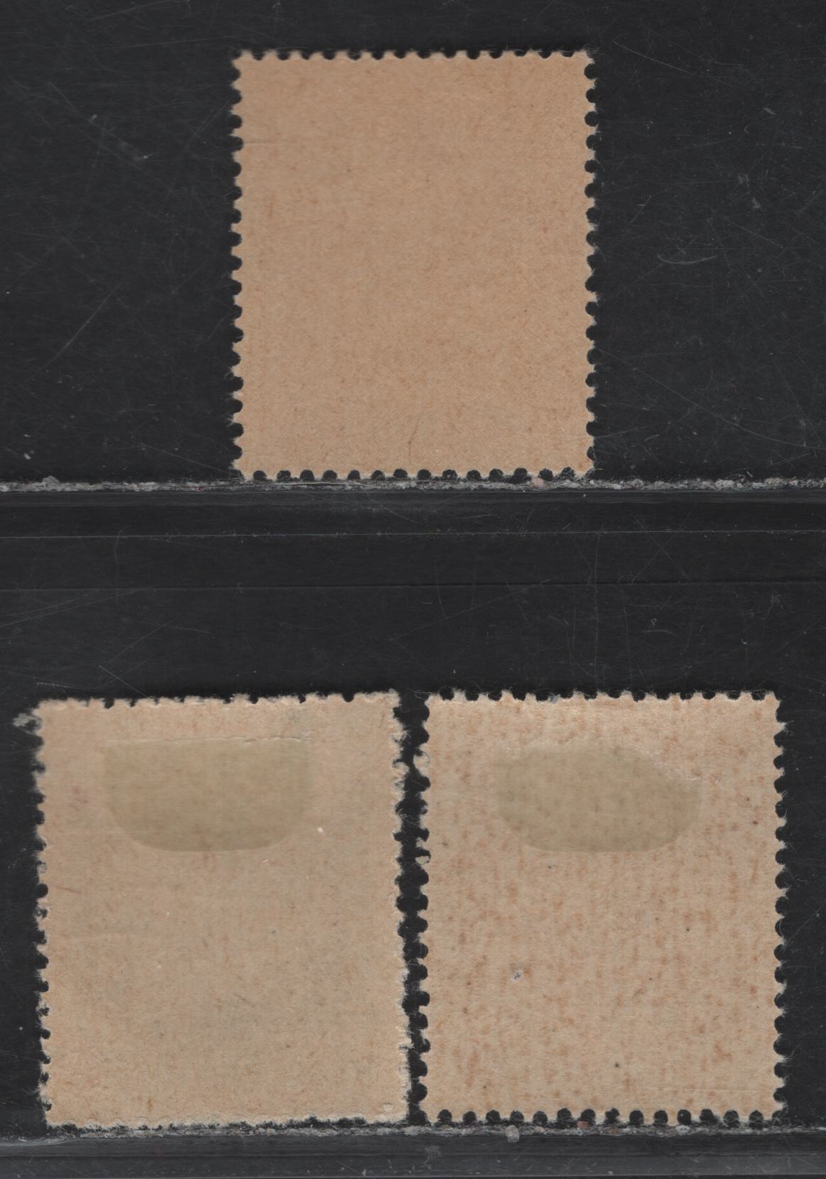 Lot 214 (C)Germany - French Zone - Wurttemberg SC#8N9, 8N11 45pf - 75pf Cerise - Blue Pictorial, 1947-1948 Pictorial Issue, 3 FOG/VFNH Singles, Grayish Paper (Paper V), 45pf Is Types 1 & 2 In Two Shades (One NH, Type 2 With Smooth Gum), 75pf Type 1.