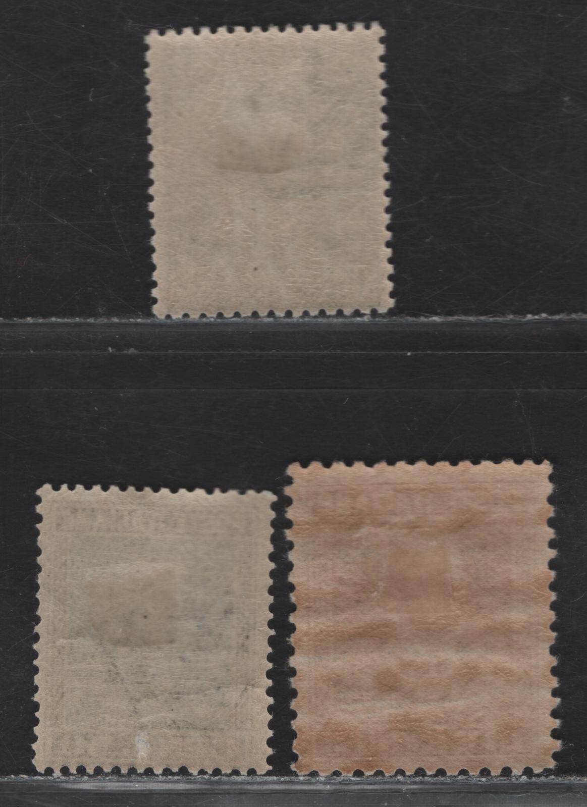 Lot 273 Italy SC#192, 199, 193 35c-1.75L Brown & Slate - Grey Black Victor Emmanuel III, 1927-1929 Victor Emmanuel III Definitive Issue, 3 Fine & VFOG Singles