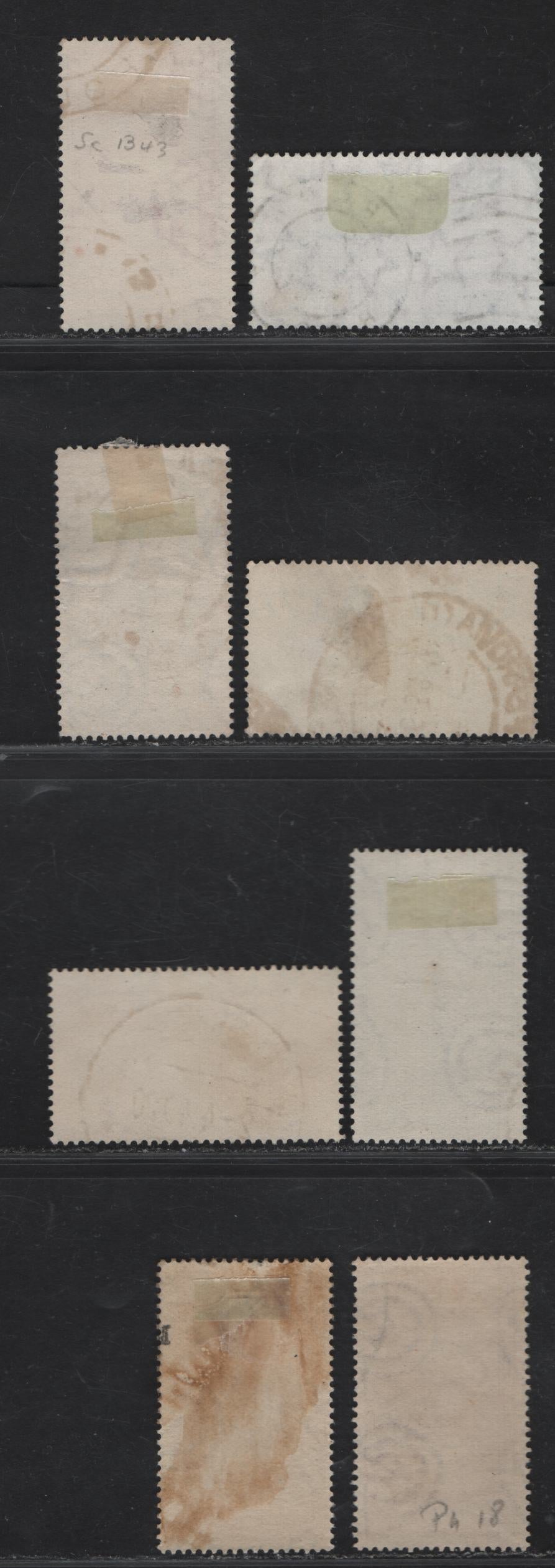 Lot 314 Italy SC#B43, C116, C118-C119, C136, E14-E15, D19 20c + 10c - 2.5l Rose Red - Orange Livy - Victor Emmanuel III, 1932-1941 Livy Semi Postal - Special Delivery Issues, 8 Fine/Very Fine Used Singles
