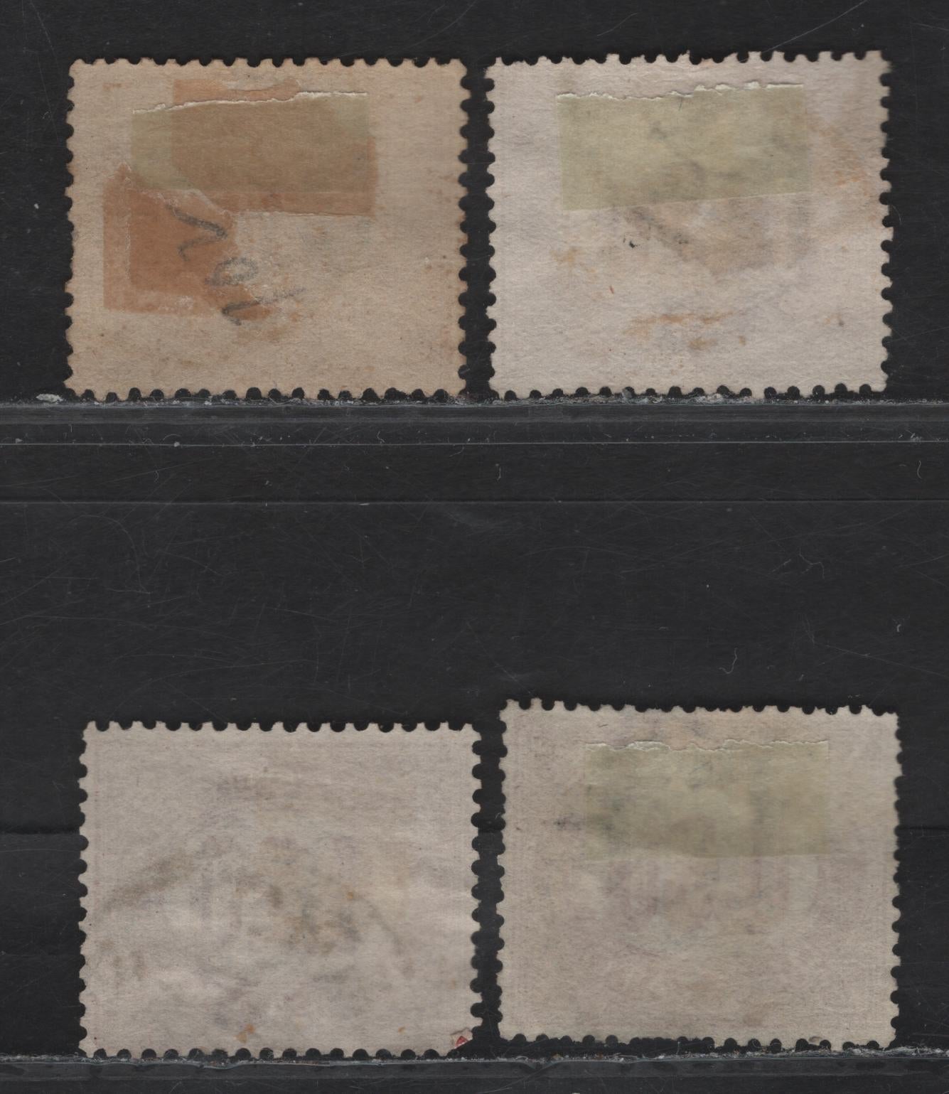 Lot 327 Italy SC#O2-O4 5c - 30c lake Numerals, 1875 Official Issue, 4 Fine/Very Fine Used Singles, 2 Shades of 20c