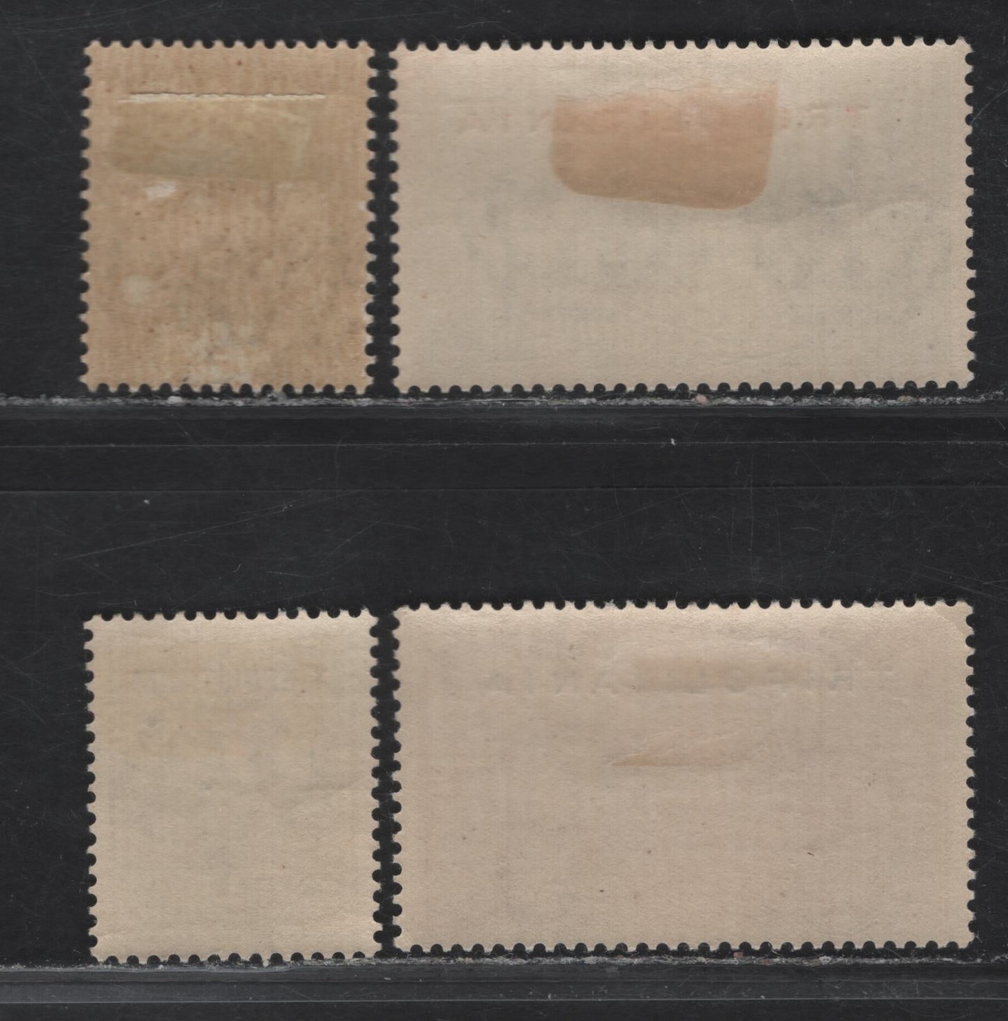 Lot 360 Tripolitania SC#C4-C5, EY1, 10c-1L Olive Brown-Rose Red Various Scenes, 1930-1934 Virgil & Authorized Delivery Issue, 4 VFOG Singles