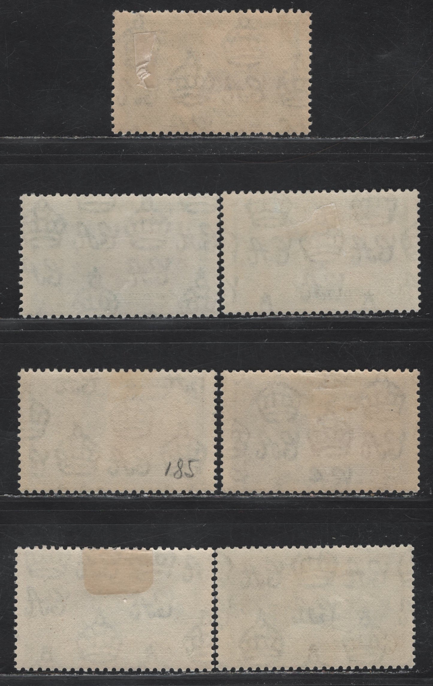 Lot 180 Malta SG#210-212 1/2d - 6d Black & Blue Green - Light Blue & Sage/Olive Green KGV & Windsor Castle, 1935 Silver Jubilee Issue, 4 VFOG Singles, Shade Grouping Showing Variations In The Frame Colors