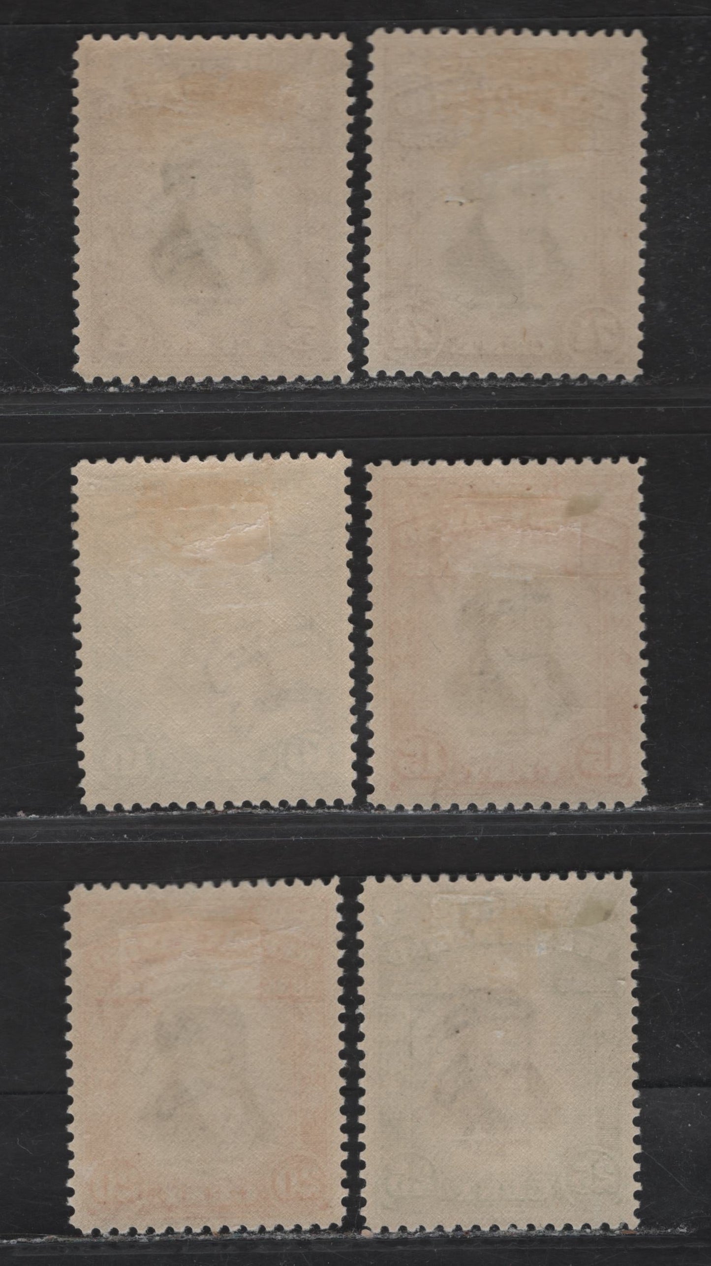 Lot 19 San Marino SC#169-174 5c - 25c Brown Lake & Black - Green & Black Melchiore Delfico, 1935 Melchiore Delfico Issue, 6 F/VFOG Singles