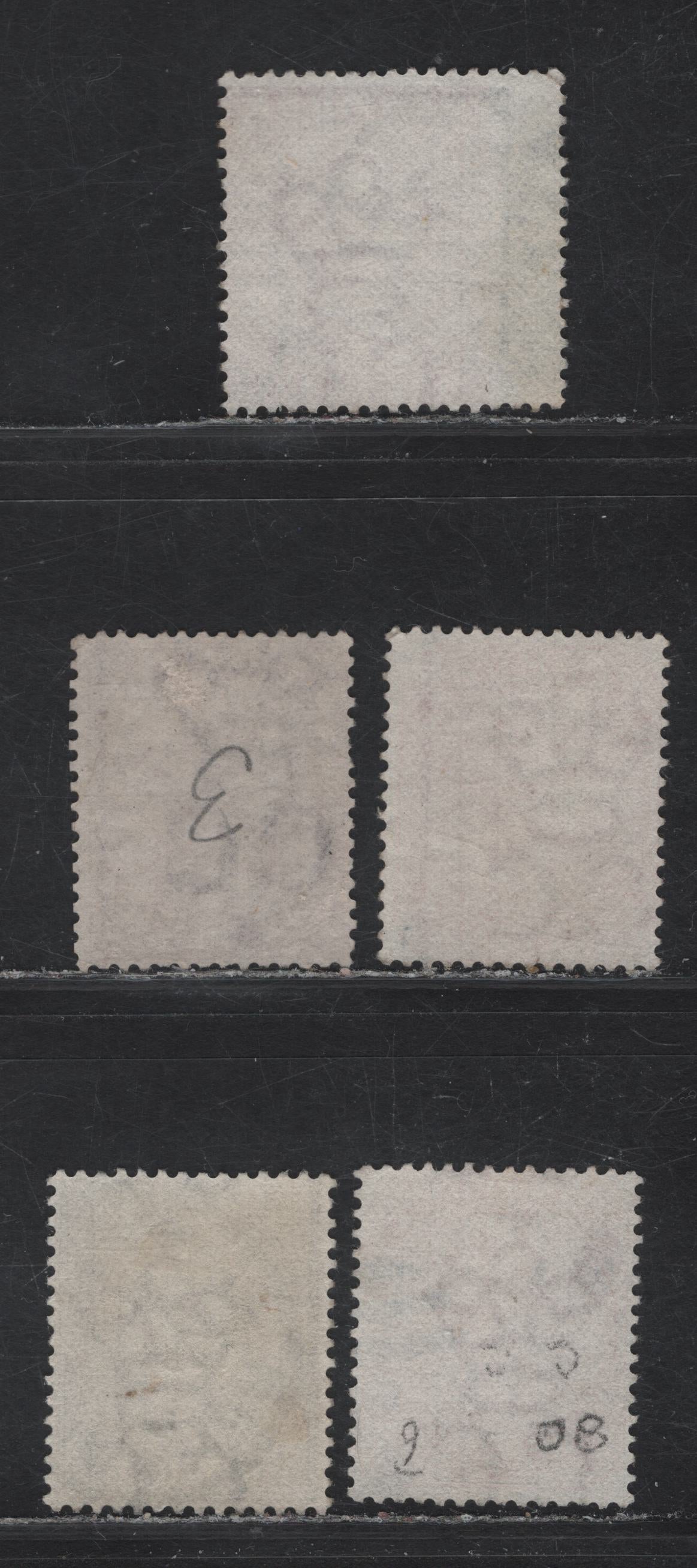 Lot 35 (C) Bermuda SG#2, 6, 19-20 1d - 6d Pale Rose - Dull Purple Queen Victoria, 1865-1903 Queen Victoria Keyplates, 4 Fine Used Singles, Crown CC Wmk, Two Shades Of 4d