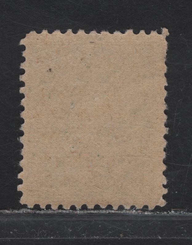 Lot 49 (C) Canada #89iii 1c Blue Green King Edward VII, 1903-1908 King Edward VII Issue, A VGNH Single, Paper ABN-PP, Perf 12x12.1, Design Size 17.2x21mm.
