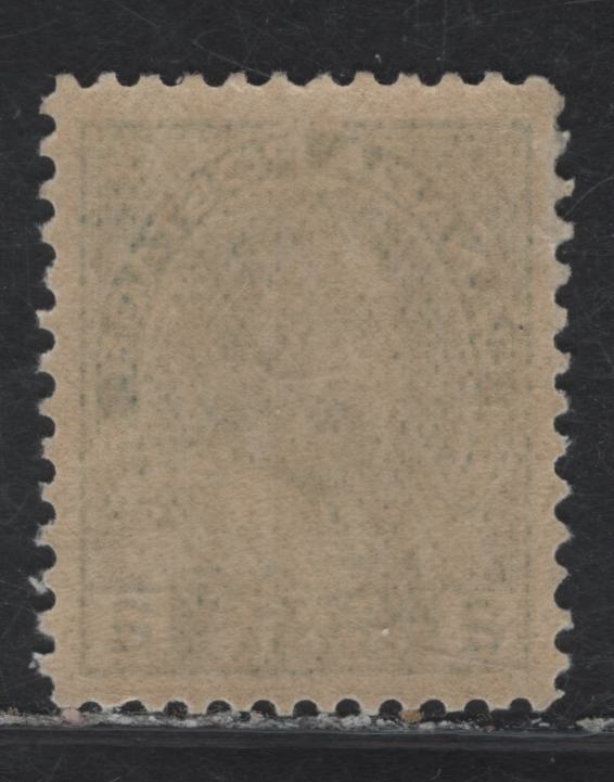 Lot 105 (C) Canada #107a 2c Dark Green King George V, 1911-1925 Admiral Issue, A VFNH Single, Experimental Thin Paper (ABN-NNN), Wet Printing, Retouched Frameline, Perf 11.9.