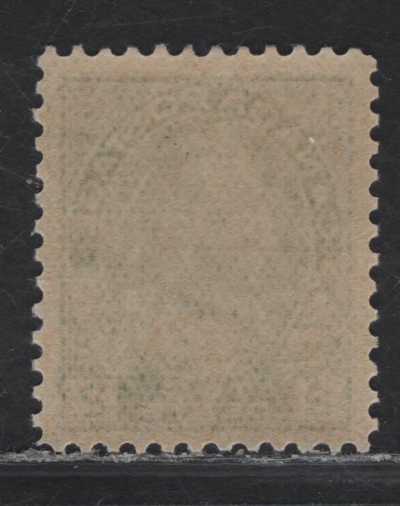 Lot 106 (C) Canada #107a 2c Dark Green King George V, 1911-1925 Admiral Issue, A VFNH Single, Experimental Thin Paper (ABN-NNN), Wet Printing, Retouched Frameline, Perf 11.9.