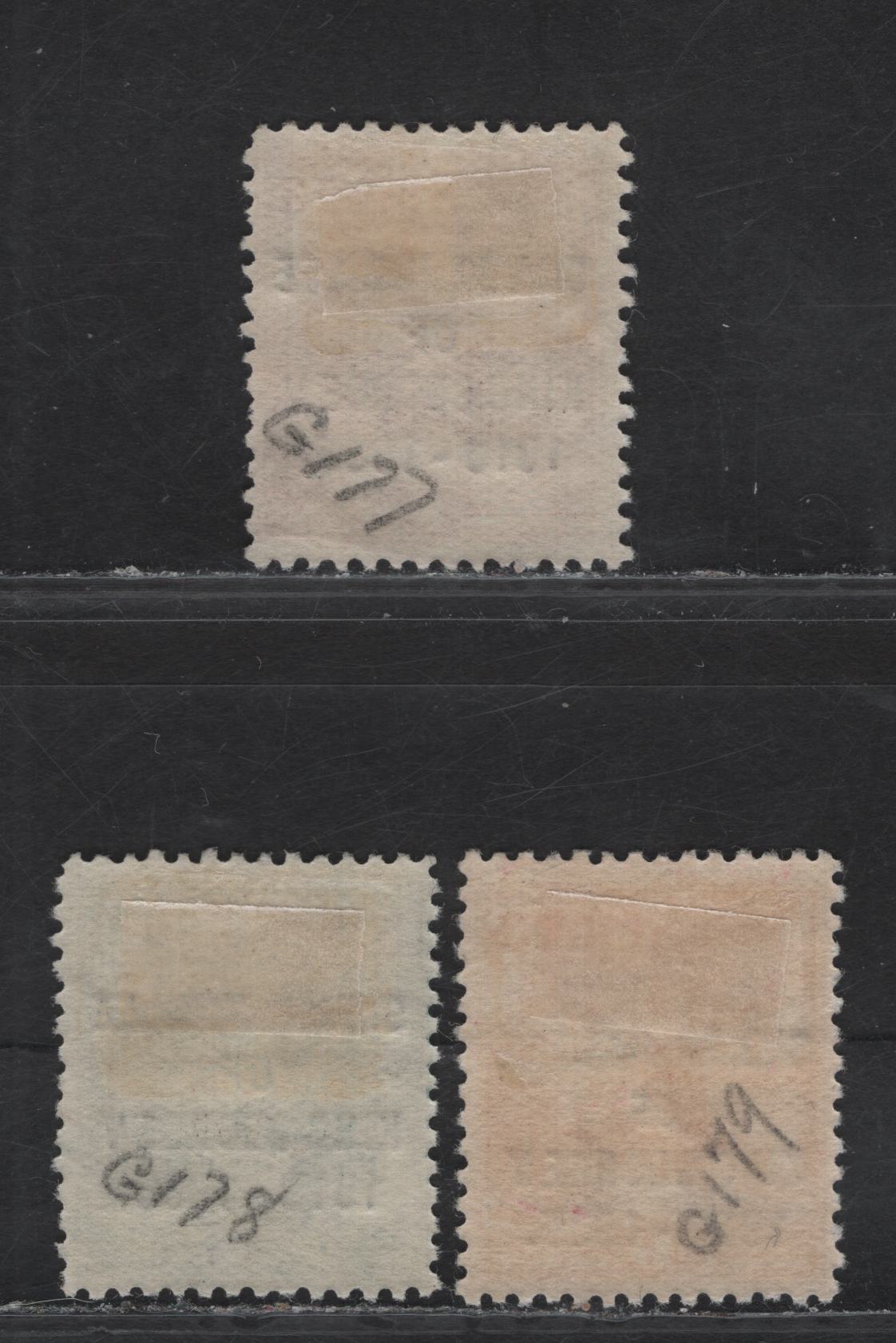 Lot 274 Samoa SG#177-179 1d - 6d Late - Bright Carmine Native Hut, 1935 Silver Jubilee Issue, 3 F/VFOG Singles