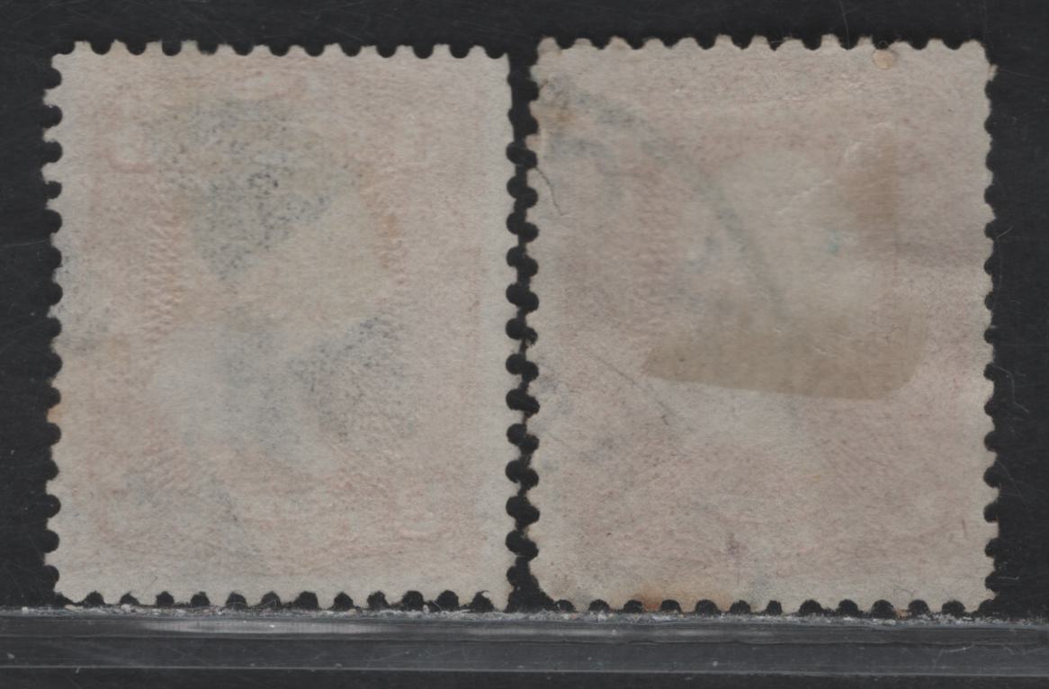 Lot 327 United States (C) SC#64b, 65 3c Rose - Rose Pink Franklin, 1861-1862 Civil War Issue, 2 Fine Used Singles