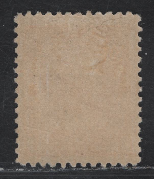 Lot 80 (C) Canada #105 1c Yellow Orange King George V, 1911-1925 Admiral Issue, A VFOG Single, Wet Printing, Die 1, Retouched Frameline, Paper ABN-E, Perf 12.