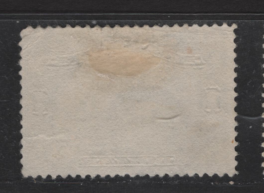 Lot 289 (C) Canada #159 $1 Olive Green Parliament Building, 1928-1929 Scroll Issue, A Very Good Used Single, Paper ABN-JJJJ, Light Corner Crease