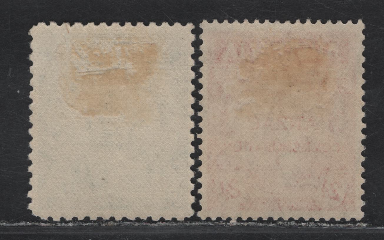 Lot 325 Australia SG#154-155 2d - 1/- Scarlet - Black Cenotaph, Whitehall, 1935 20th Anniv of Gallipoli Landing Issue, 2 VFOG Singles