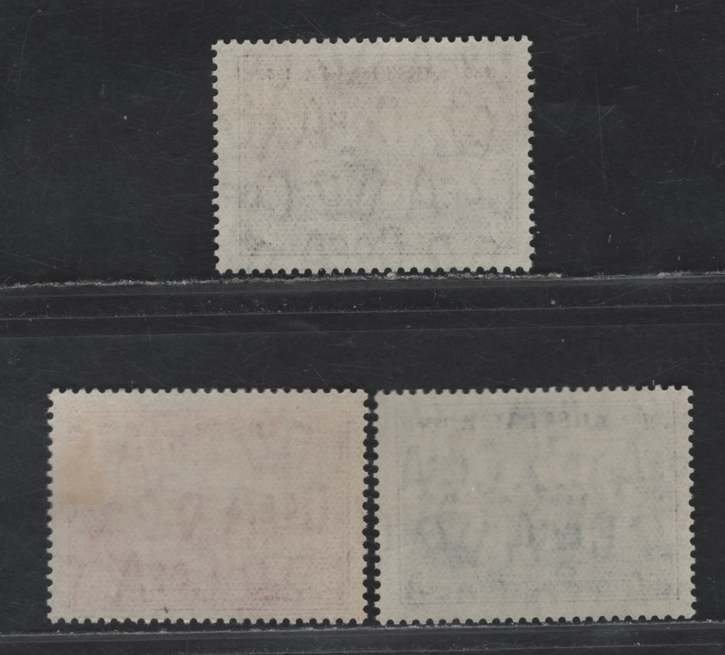 Lot 330 Australia SG#193-195 2d - 9d Scarlet - Purple Governor Phillip At Sydney Cove, 1937 150th Anniv of NSW Issue, 3 F/VFOG Singles