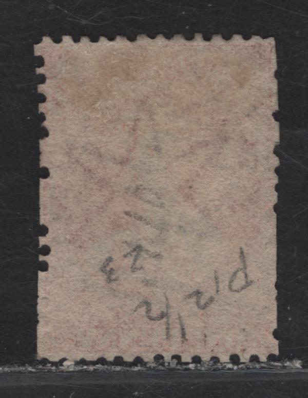 Lot 53 (C) New Zealand SG#69 1d Carmine Vermillion Queen Victoria, 1862-1864 Chalon Heads Issue, A Very Fine Used Single, Large Star Wmk, Scissor Separated, As Was Often The Case With These First Perforated Issues.