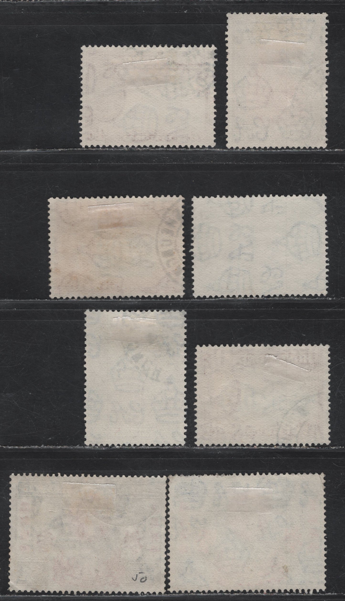 Lot 43 Hong Kong (C) SG#163-170 2c - $1 Orange & Chocolate - Brown & Red Centenary - Victoria, 1941-1946 Centenary - Victoria Issues, 8 Fine/Very Fine Used Singles