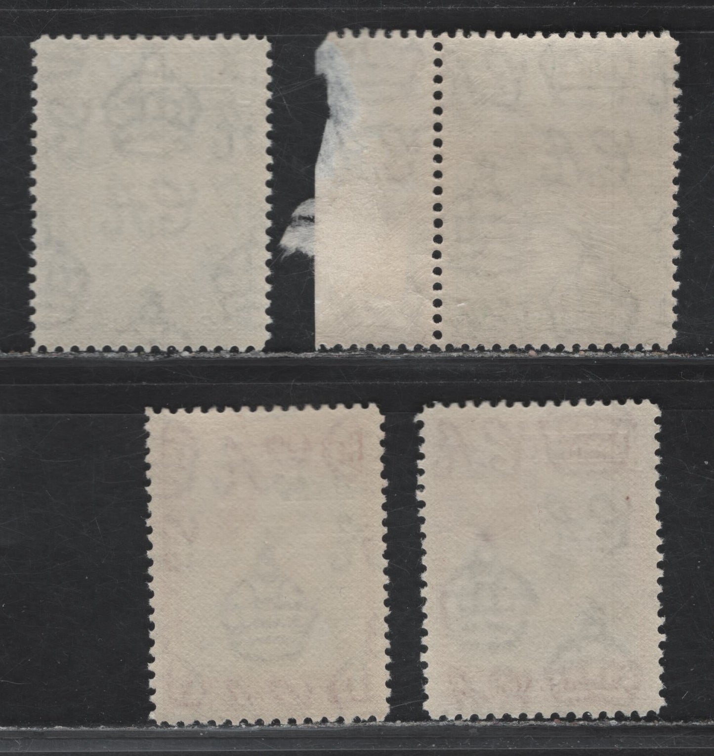 Lot 195 Bermuda (C) SG#113, 115, 122 2.5d - 1/- Light Blue & Deep Blue - Green King George VI, 1938-1940 King George VI Issue, 3 VFNH/OG Singles
