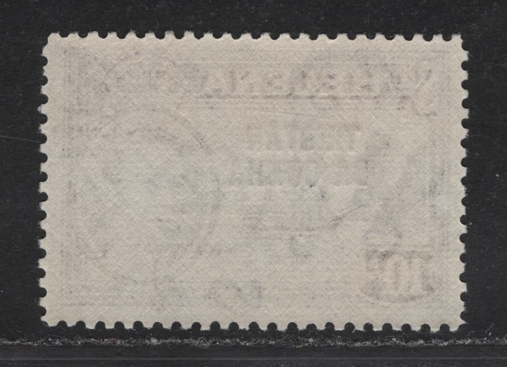 Lot 269 Trista da Cunha (C) SG#12 10/- Purple King George VI, 1952 KGVI Definitives of St Helena Overprinted Issue, A VFNH Single