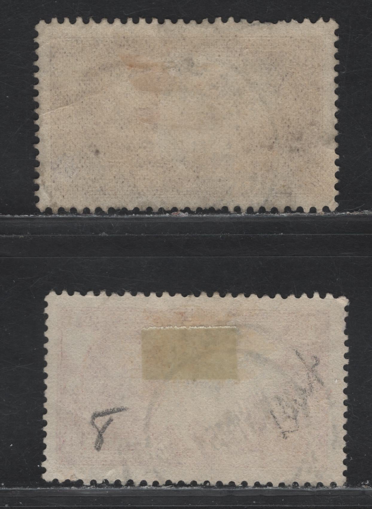 Lot 31B Southern Rhodesia SG#31, 34 1c - 6c Olive & Rose Carmine - Black & Purple King George V, 1935 Silver Jubilee Issue, 2 Fine/Very Fine Used Singles