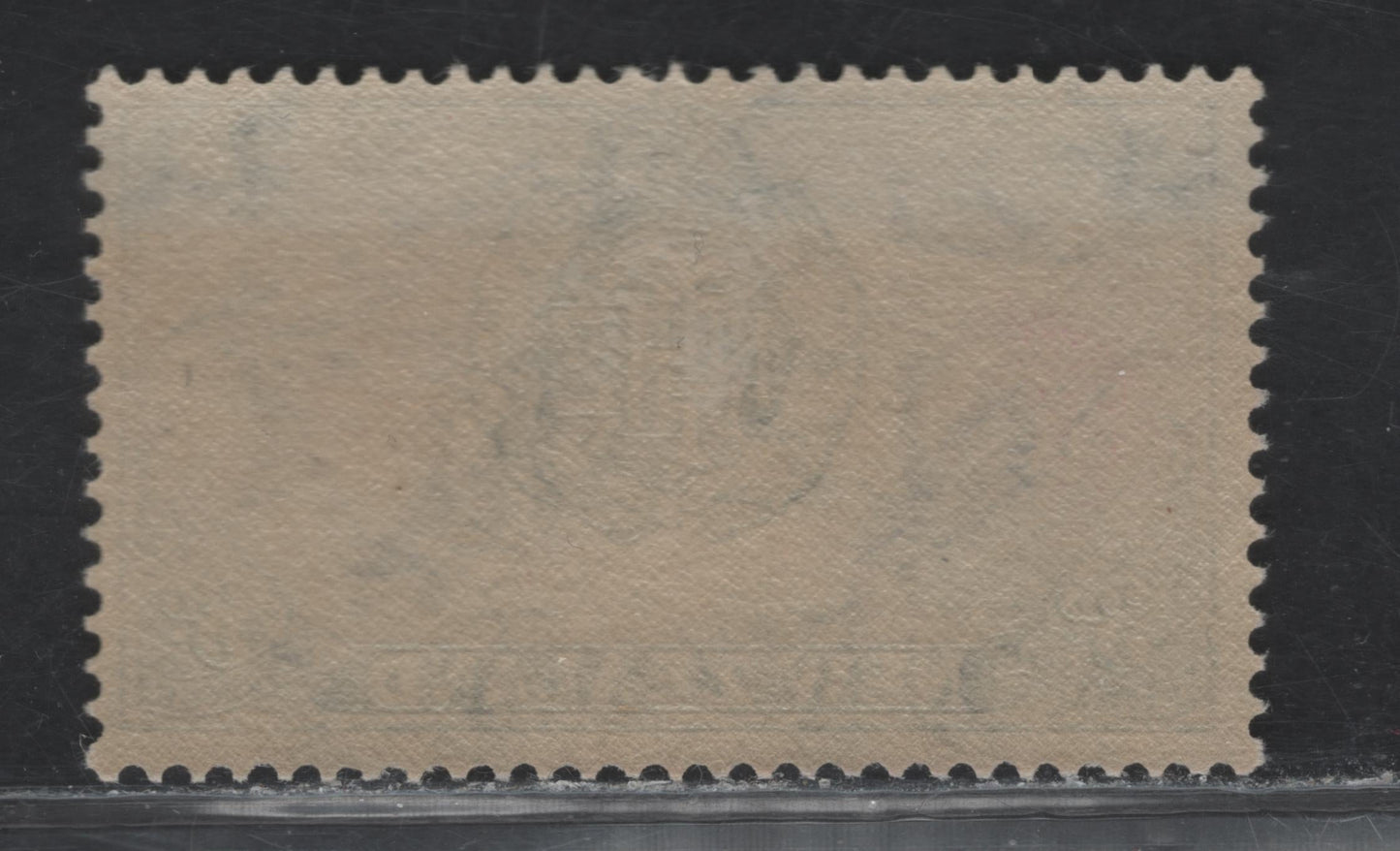 Lot 329 New Zealand (C) SG#671 3d Ultramarine & Deep Slate Green R.N.Z.A.F Badge & Aircraft, 1946 Peace Issue, A FOG Single, Showing Completed Rudder
