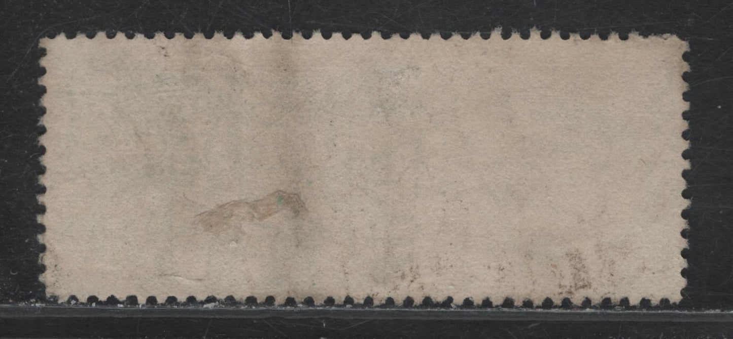 Lot 86B Canada Van Dam#FWM49 50c Black Queen Victoria, 1897 Weights & Measures Issue, A Very Good Used Single, Blue Control Number