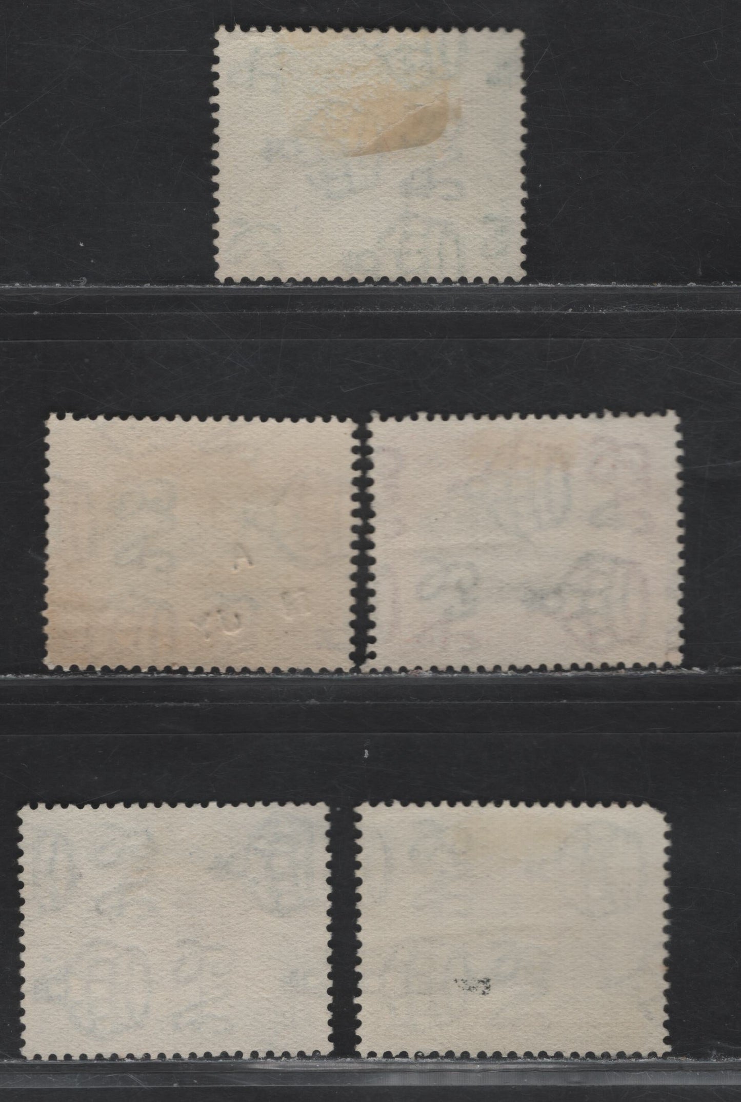 Lot 168 Trinidad & Tobago (C) SG#230a, 231a, 232s, 233a, 236a 1c - 24c Blue & Green - Black & Olive Green Pictorial, 1935-1937 Pictorial Issue, 5 Very Fine Used Singles