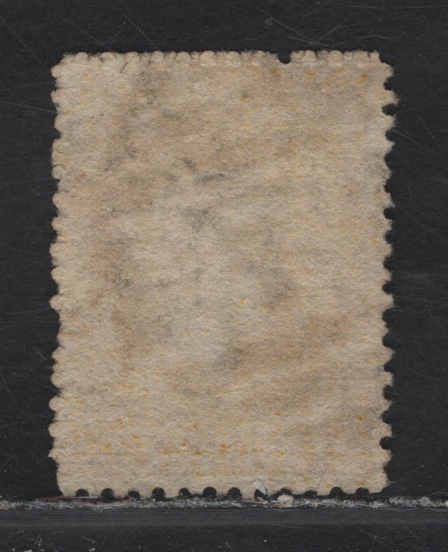 Lot 191 Ceylon (C) SG#64d 2d Yellow Queen Victoria, 1867-1870 Courbould Heads Issue, A Fine Used Single, De La Rue Printing, Perf 12.5, Crown CC Wmk