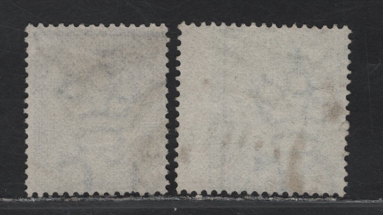 Lot 199 Ceylon (C) SG#128-129 32c - 36c Slate - Blue Queen Victoria, 1872-1880 Queen Victoria Keyplates Issue, 2 Fine Used Singles, Crown CC Wmk