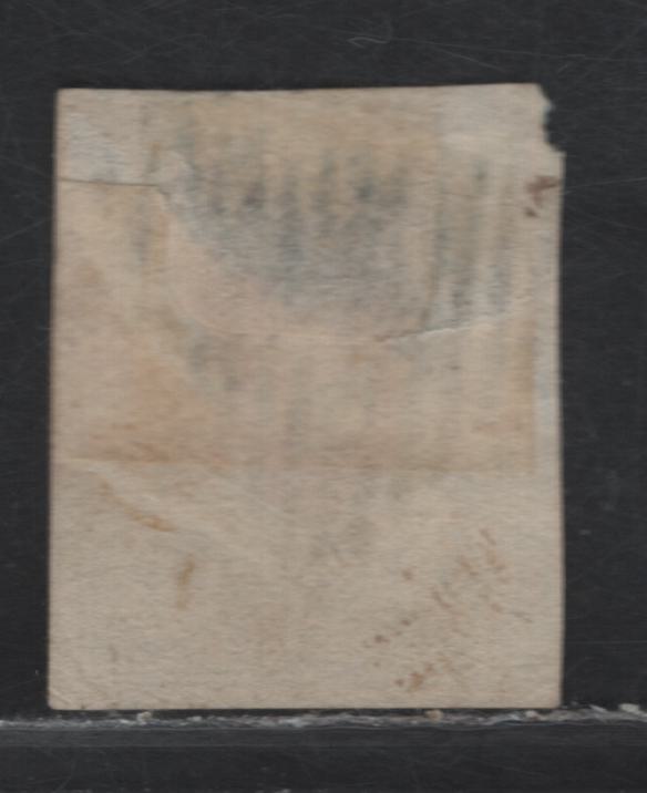 Lot 225 Switzerland SC#10 5r Light Blue& Red Rayon District, 1850 Rayon District Issue, A Good Used Single, Margin At Top Just Barely Clear And Nick At Top Left Just Touches The Frameline, , But There Is A Thin.
