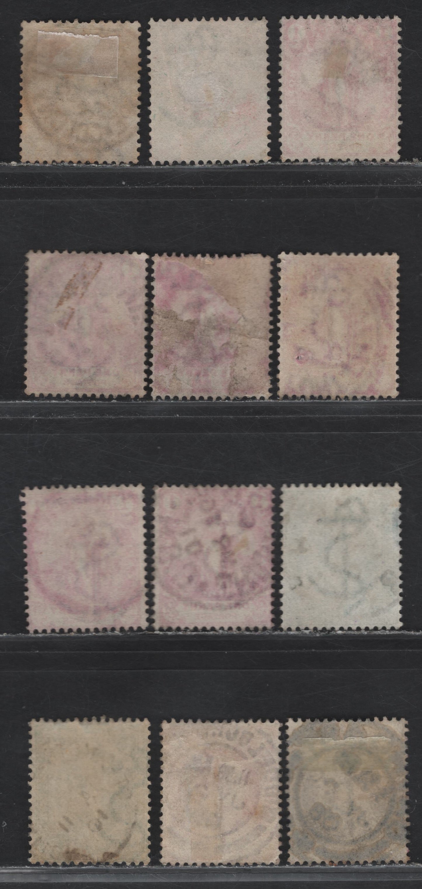 Lot 165 Cape of Good Hope (C) 1864-1904 Seated/Standing Hope & King Edward VII Issues, 12 Fine/Very Fine Used Singles, CDS Town Cancels