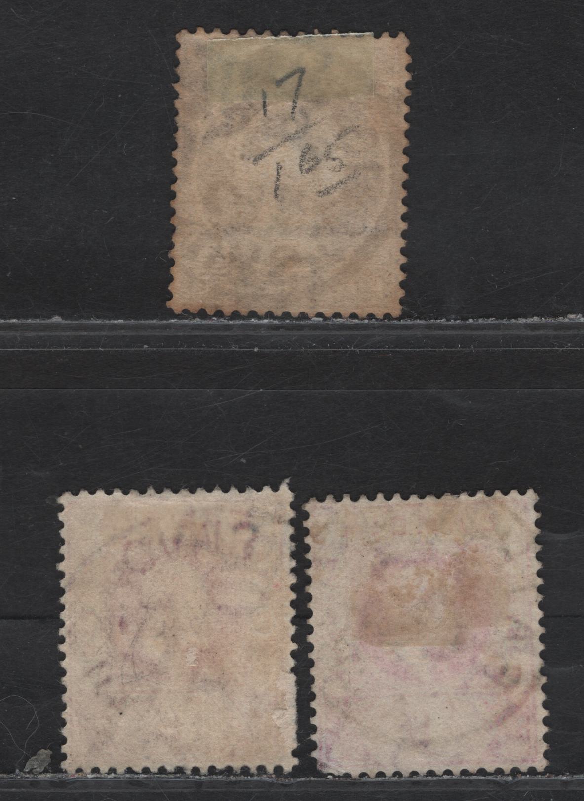 Lot 175 Gambia (C) 1886-1906 Cameo - King Edward VII Issues, 3 Fine/Very Fine Used Singles, Bathurst & Registered Cancels, Multiple Crown CA Wmk