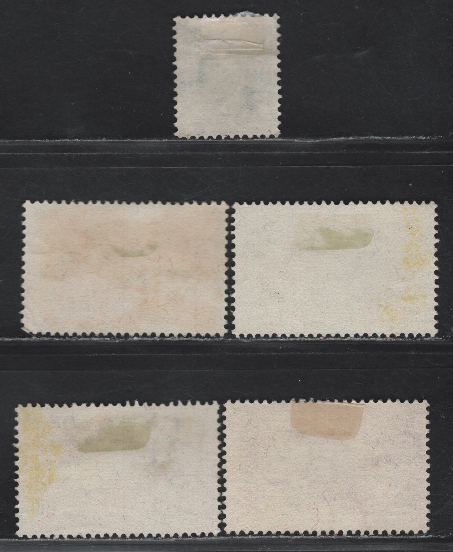 Lot 79 Switzerland (C) SC#112a, 182, 184, 206 25c -50fr Pale Blue - Blue Standing Helvetia - Pictorial, 1906-1928 Standing Helvetia - Re-Engraved Pictorial Issues, 5 Fine/Very Fine Used Singles, Includes Dull & Reddish Shades On 10fr