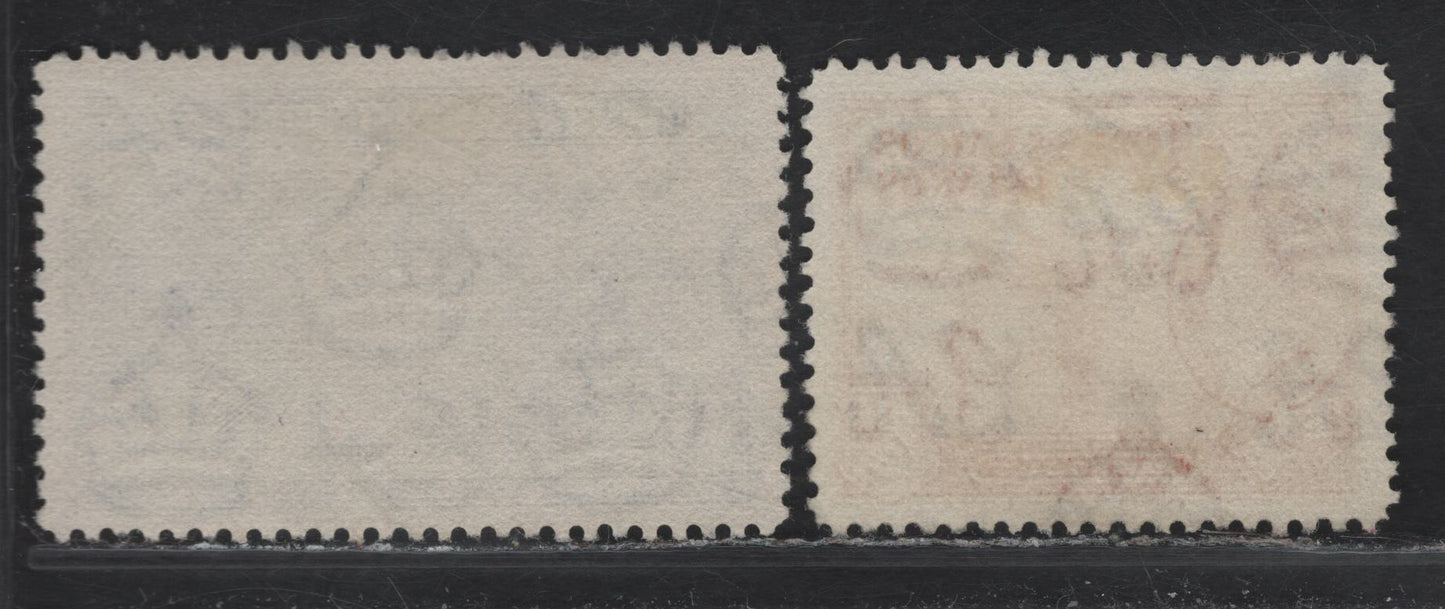 Lot 172 Turks & Caicos (C) SG#199a,228 2 1/2d Orange, 6d Black & Blue, 1938-1945 King George VI Raking Salt, 1950 Pictorial Issues, 2 VF Used Singles Both With SON Grand Turk Cancels