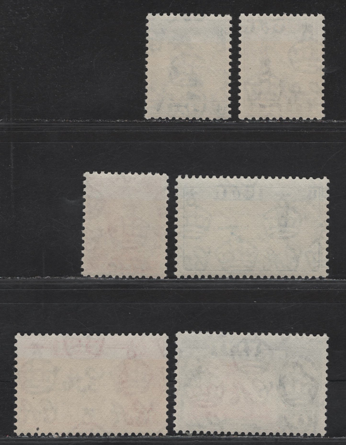 Lot 262 Fiji (C) SG#299-300, 302-303, 305-306 1d - 1/- Deep Ultramarine - Light Blue & Blue Queen Elizabeth II - Location Map, 1959-1963 QE II Pictorial Issue, 6 F/VFNH Singles, Script CA Wmk Very Minor Gum Toning On Back .