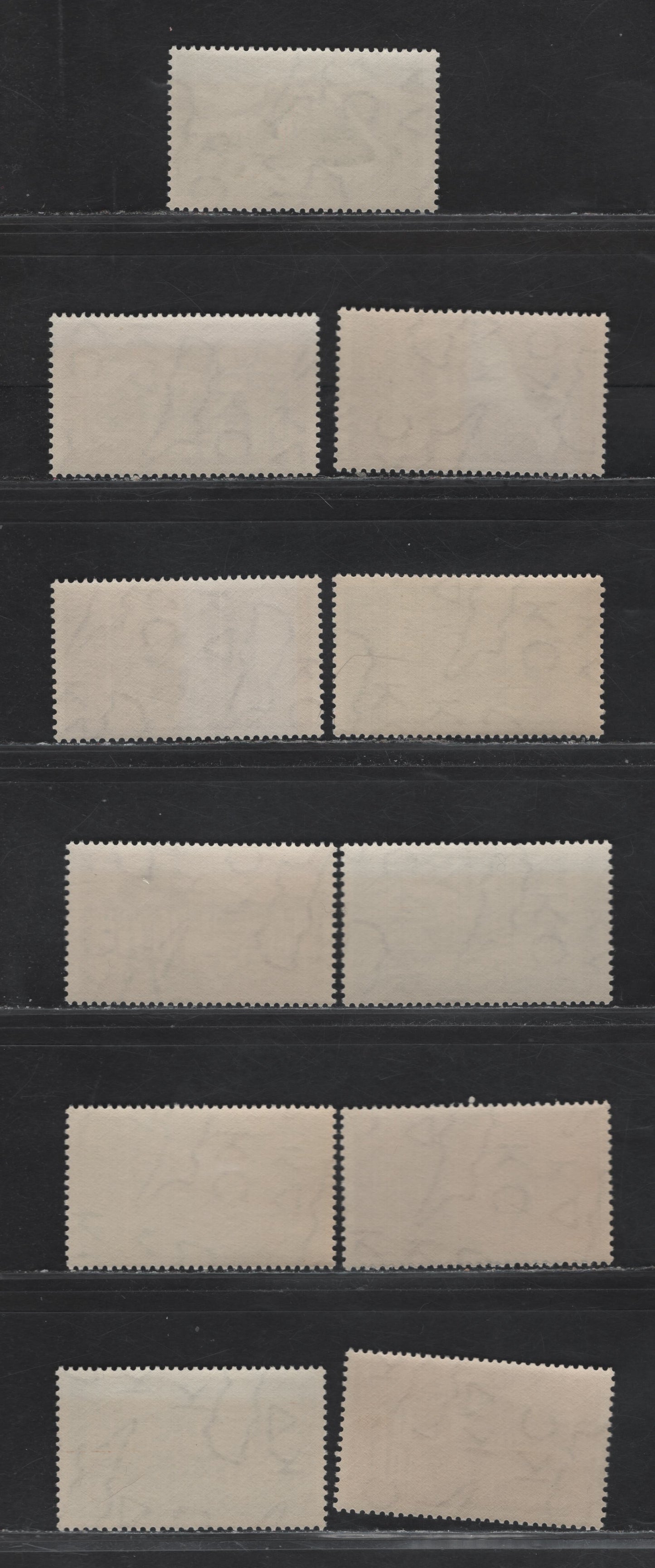 Lot 286 Cyprus (C) SG#211-223 3m Deep Brown & Orange Brown - £1 Bronze Green & Grey, 1962 Pictorial Definitives, 11 F&VF NH Singles