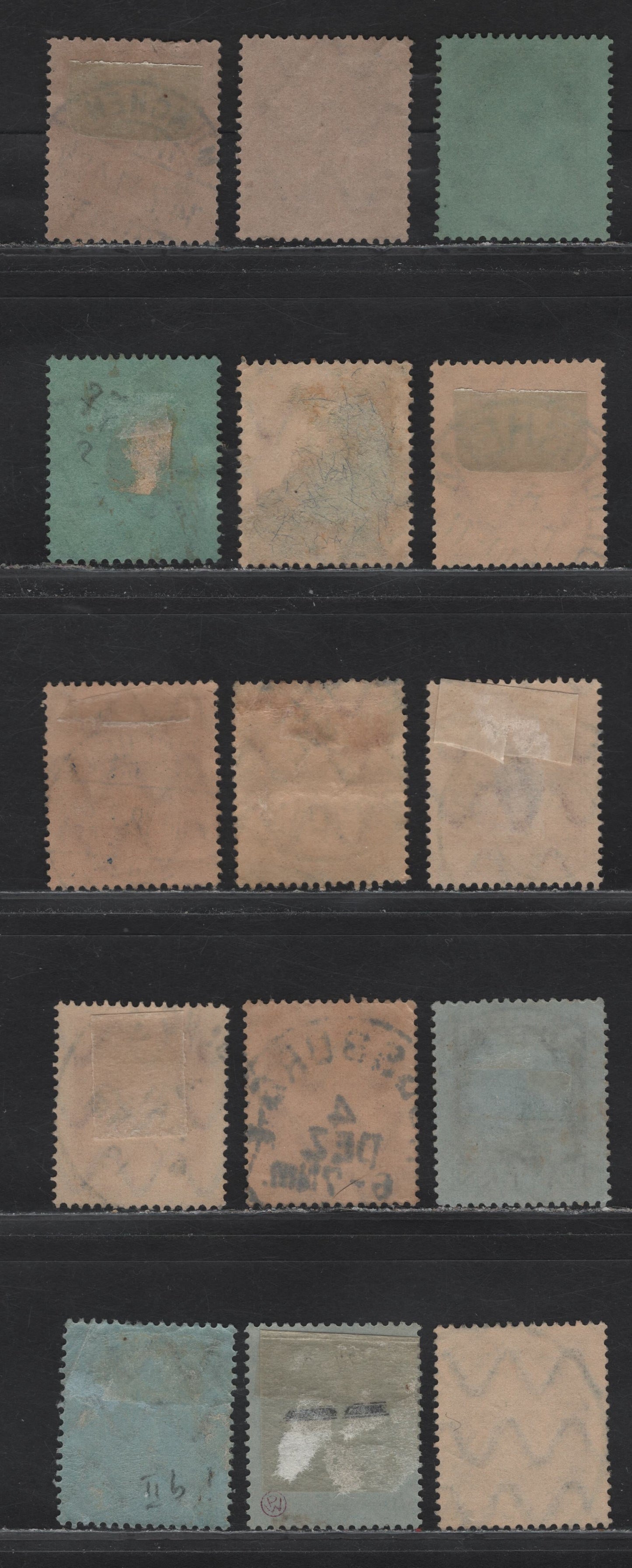 Lot 29 Bavaria SC#77-81(Michel # 76II,76III,77II,78I-III,79Ib,79IIa,80I) 3pf On Grey Brown - 25pf On Buff Paper, 1911 Prince Regent Leopold Issue, 15 F&VF Used Singles Selection Of SON Town Cancels Of The Different Michel Listed Types I,II,III